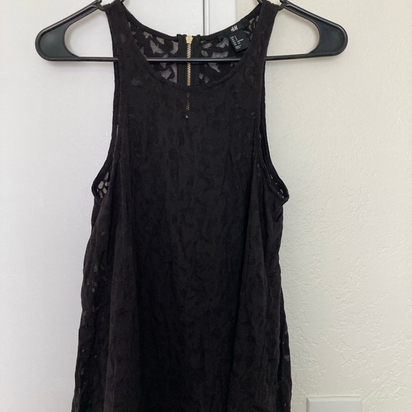 H&M Woman's Black Tank Top- EUC - Picture 1 of 3